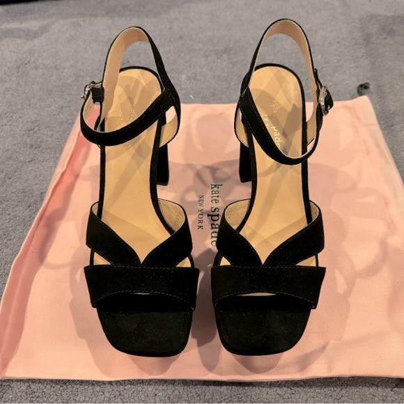 Kate Spade Delight Sandals - Black - 7.5 - Picture 2 of 4